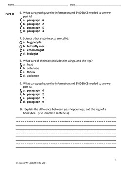 Common Core Insect Research