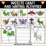 Insects Craft and Writing Activities
