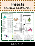 Insects Crossword&Wordsearch Puzzle|Morning WorK|Backtosch