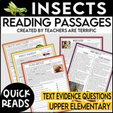 Insects Daily Quick Reads- NO PREP
