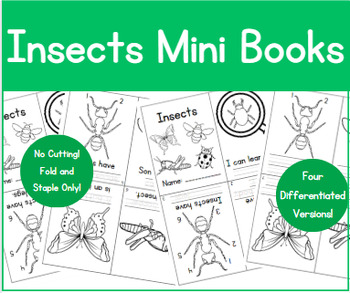 Preview of Insects Differentiated Mini Books