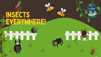 Preview of Insects Everywhere PDF Lesson Presentation – K7, L1 2nd Grade CKLA, Amplify