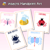 Insects Handprint Art Bundle | Craft Activities