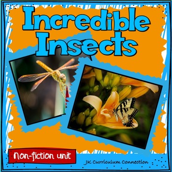 Preview of Insects Non-fiction Unit for 1st & 2nd Grade