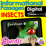 Insects Informational Passages Boom Cards™ Distance Learni