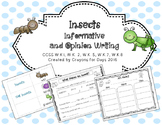 Insects Informative and Opinion Writing Unit