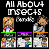 Insects Interactive Notebook, E.L.A. and Math Printable Bundle