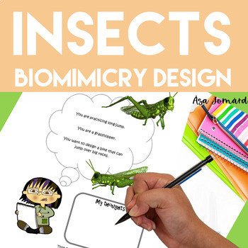 Preview of Insect Project | Lapbook |  Biomimicry Design Activities | Nonfiction