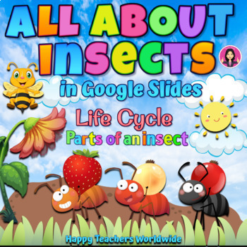 Preview of Insects | Life Cycle and Parts of an Insect in Google Slides