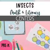 Insects Math and Literacy Centers for Preschool