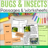 Insects and Bugs Worksheets and Reading Comprehension Pass