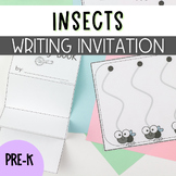 Insects Preschool Writing Invitations for the Writing Center