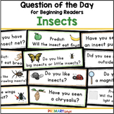 Insects and Bugs Question of the Day for Preschool and Kin