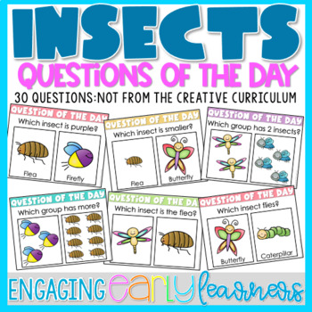 Preview of Insects Questions of the Day | Includes Interactive Option