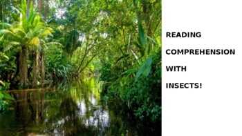 Preview of Insects & Reading\Auditory Comprehension Combo!