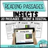 Insects Reading Comprehension Passages Bundle