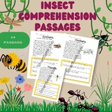 Insects Reading Comprehension Passages and Questions (2nd 