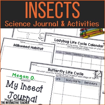 Insects Science Journal- Insects FOSS Companion | TPT