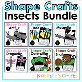 Shape Insects Crafts bundle