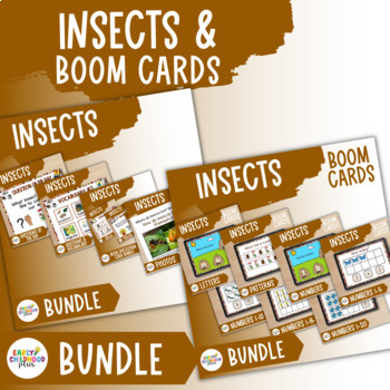 Preview of Insects Study + BOOM Cards Bundle for The Creative Curriculum