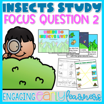 Preview of Insects Study Creative Curriculum | Focus Question 2 Materials