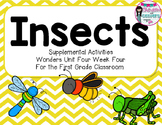 Insects- Supplemental Activities for Wonders Unit 4 Week 4