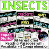 Insects Unit, Paper and Digital Nonfiction Reading Passage