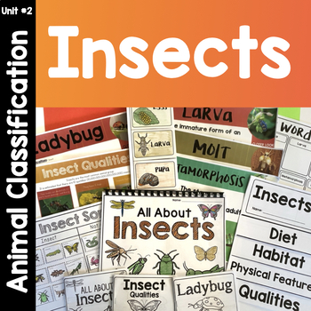 Preview of Insects - Animal Classification Science and Writing Unit - Primary