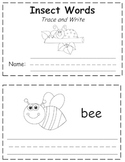 Insects Words Trace & Write Book