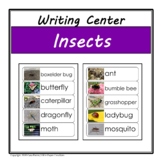 Insects Writing Center Words