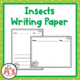Insects Writing Paper