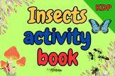 Insects activity book
