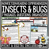 Insects and Bugs April Spring Reading Comprehension Passag