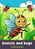 Insects and Bugs Coloring Book_summer