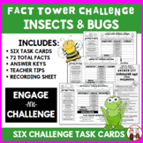 Student Engagement Activity Bugs and Insects Fact Cards