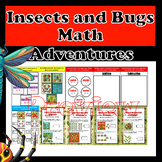 Insects and Bugs Math Adventures,1st grade,worksheet,insec