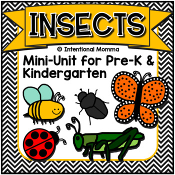 Insects and Bugs, Mini-Unit for Pre-K and Kindergarten by Intentional Momma