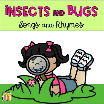 Preview of Insects and Bugs Circle Time Songs and Rhymes, Insect Life Cycle, Body Parts