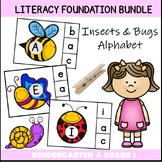 Insects and Bugs Spring Alphabet Activities - Letter Match