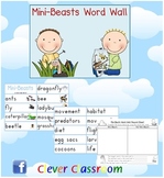 Insects and Mini Beasts Word Wall - 8 pages