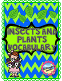 Insects and Plants Vocabulary