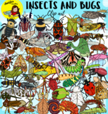 Insects and bugs clip art- 116 items!