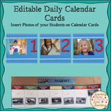 Editable Calendar Numbers 1-31 Add Your Own Pictures