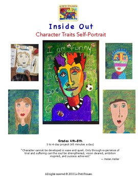 Preview of Character Traits: Inside Out Self-Portrait
