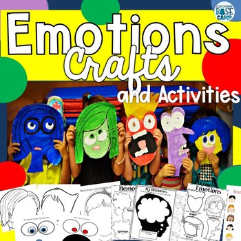 Preview of Emotions Crafts and Activities - Feeling all Inside Out