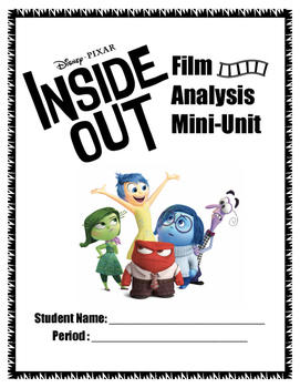 Preview of Inside Out Film Critique Mini Unit
