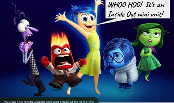 Preview of Inside Out Mini Unit Slides (Use along with Google Doc unit printables)