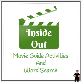Preview of Inside Out Movie Guide Activities and Word Search