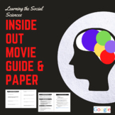 Inside Out Movie Guide & Research Paper Project for Psychology