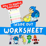 Inside Out Movie || How to Handle My Emotions Worksheet